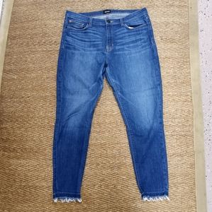 Hudson Nico Mid-Rise Crop Skinny Jeans, 32